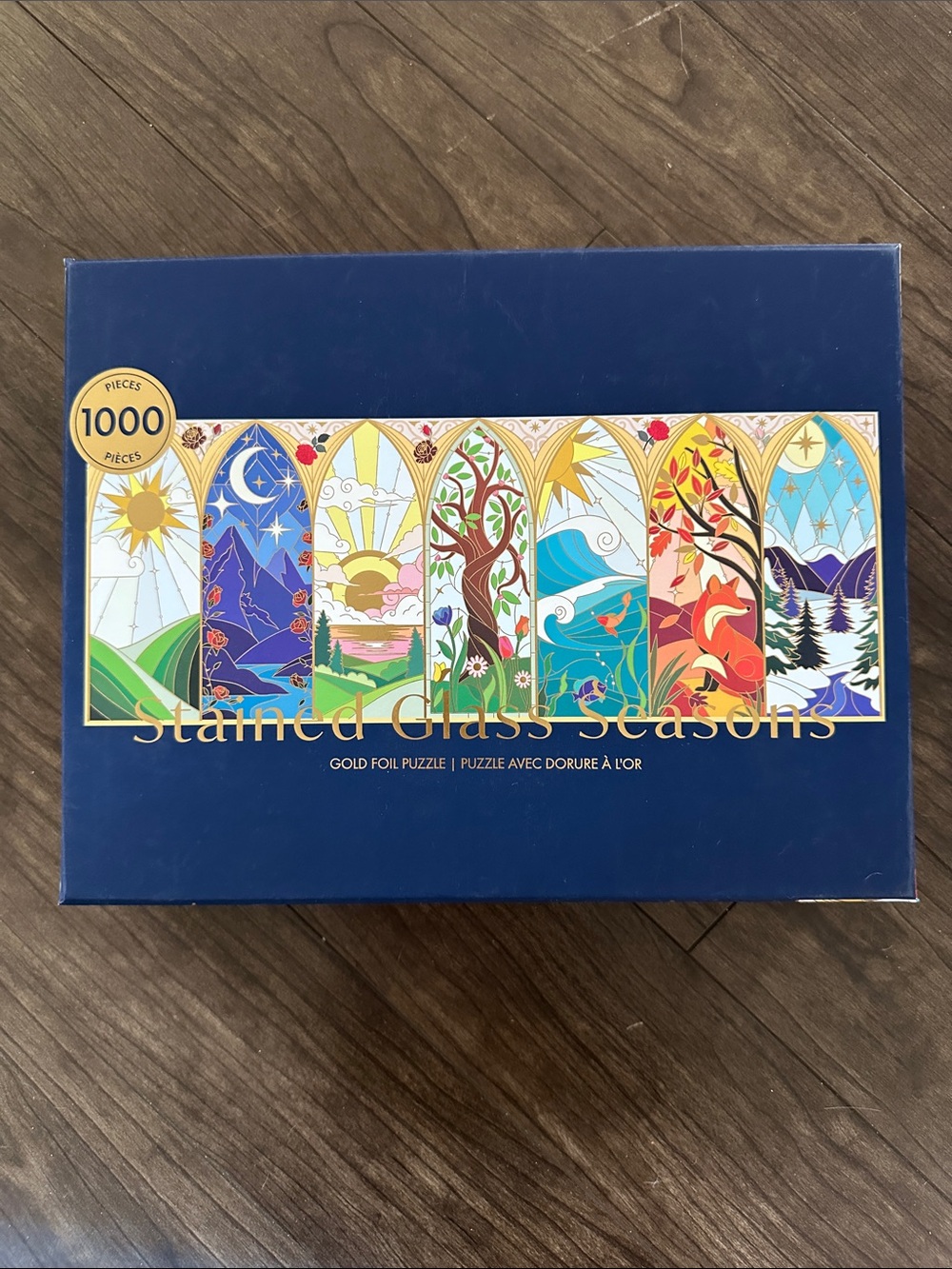 *Brand new sealed* Hobbry 1000pc Stained Glass Seasons